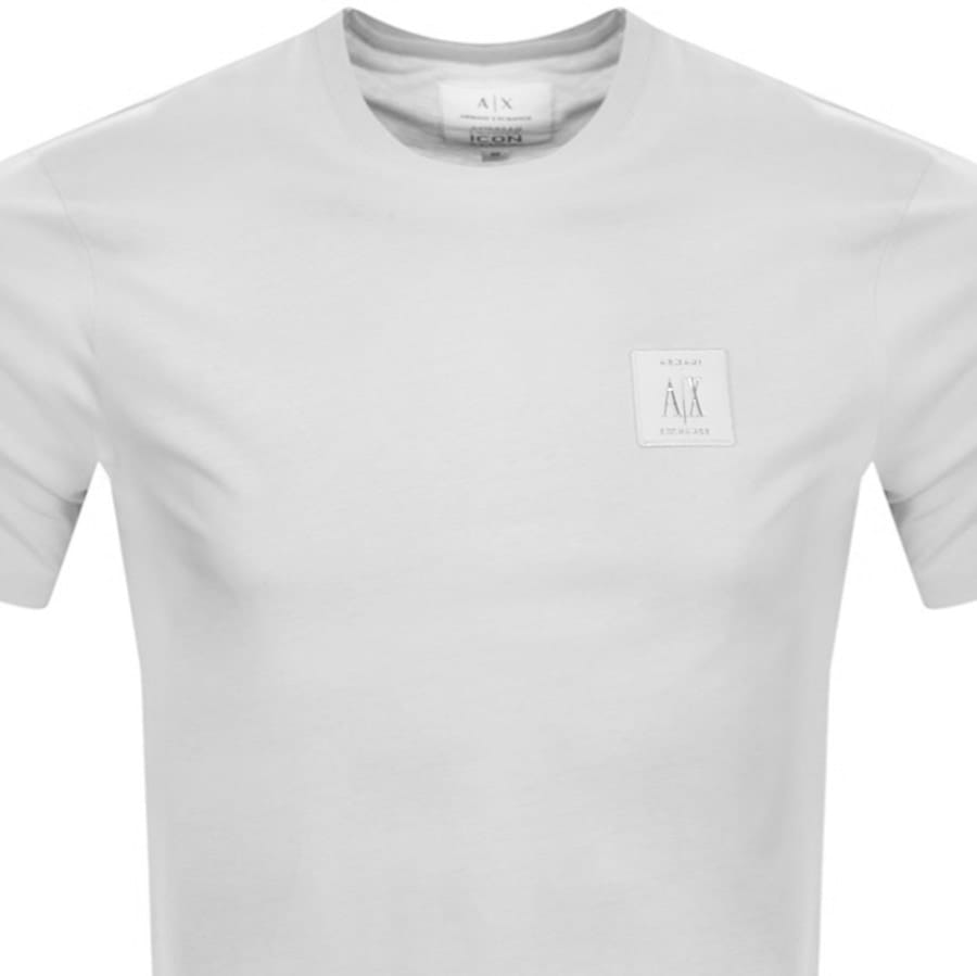 Alternative Image for ProductArmani Exchange Crew Neck Logo T Shirt White2