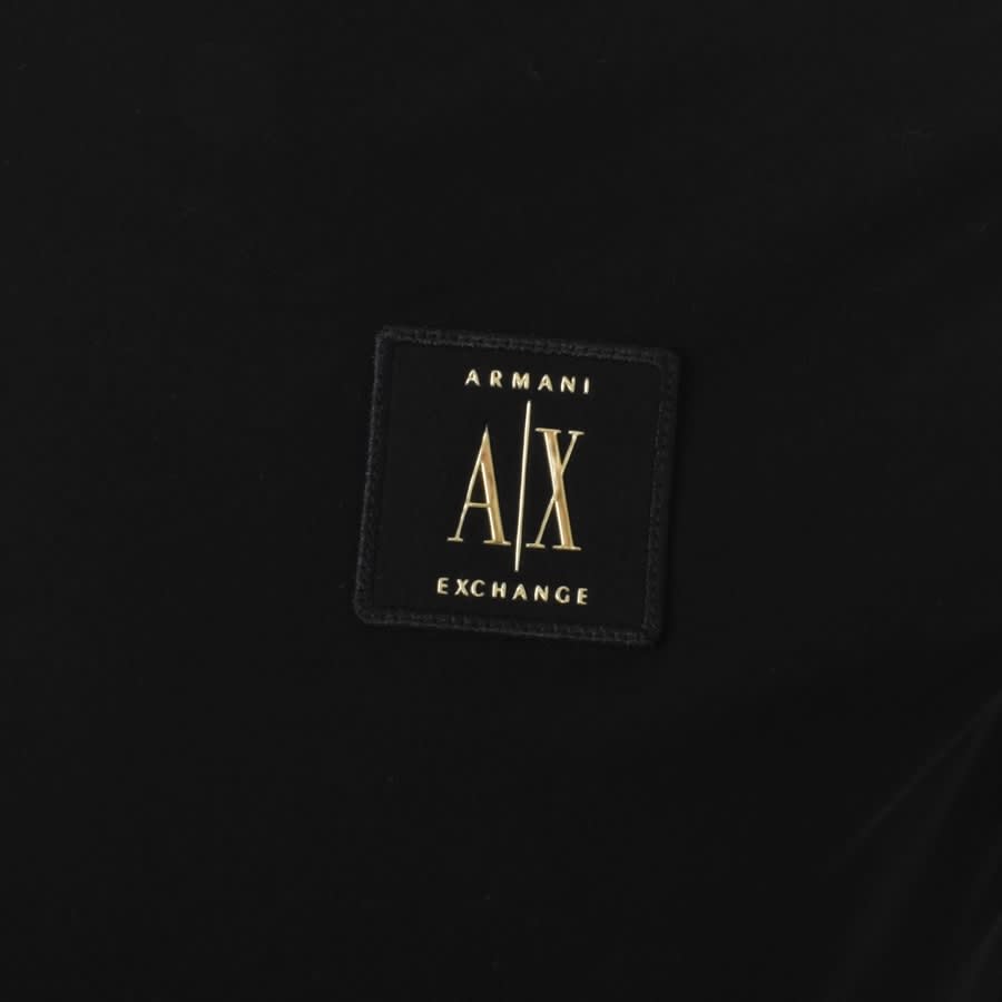 Alternative Image for ProductArmani Exchange Crew Neck Logo T Shirt Black3