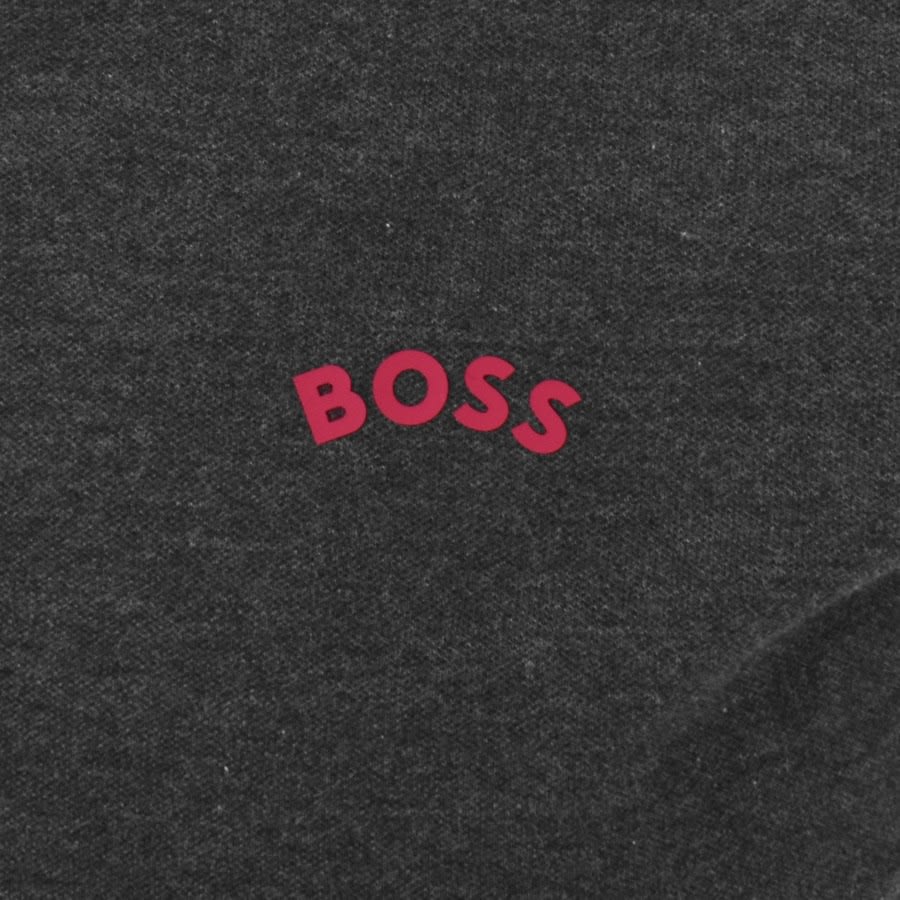 Alternative Image for ProductBOSS Paul Curved Polo T Shirt Grey3