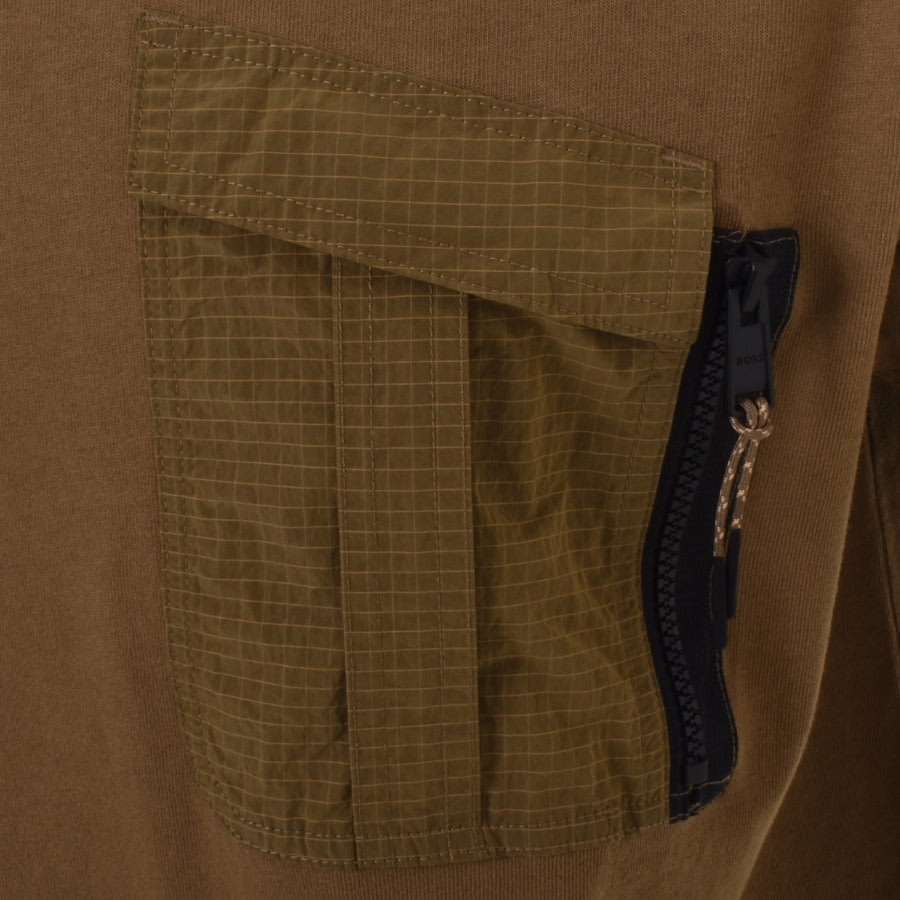 Alternative Image for ProductBOSS Tibstop T Shirt Beige3