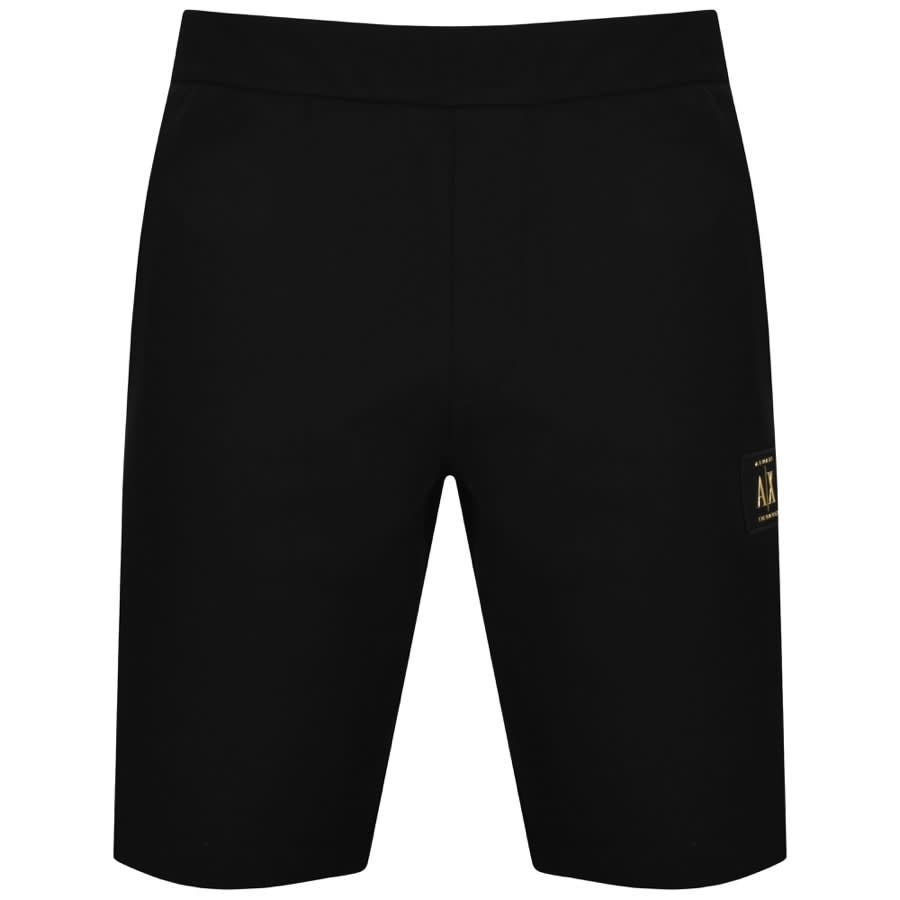 Main Product Image for Armani Exchange Logo Sweat Shorts Black