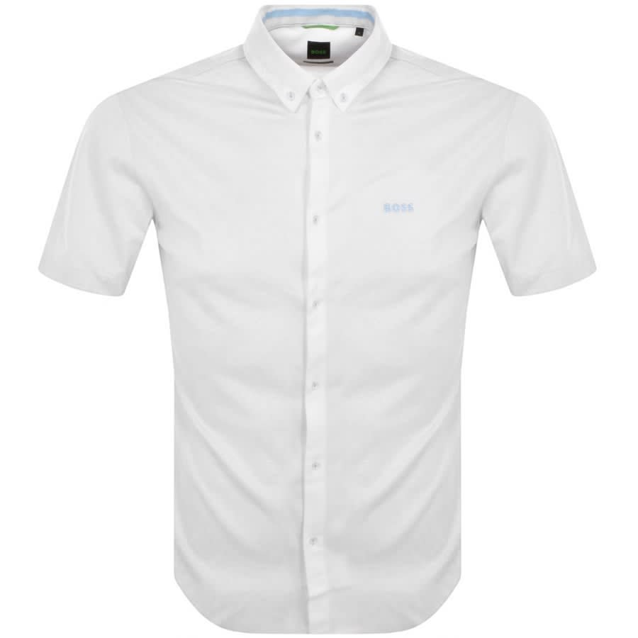 BOSS Biado R Short Sleeved Shirt White | Mainline Menswear