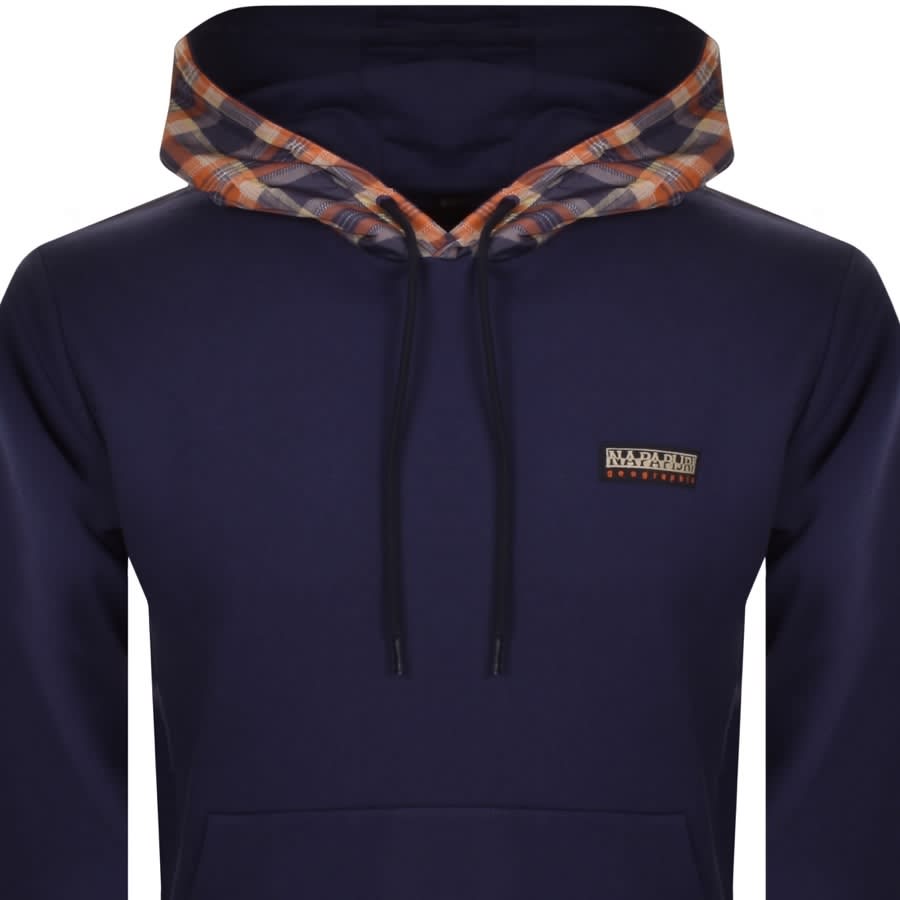 Blue napapijri hoodie deals