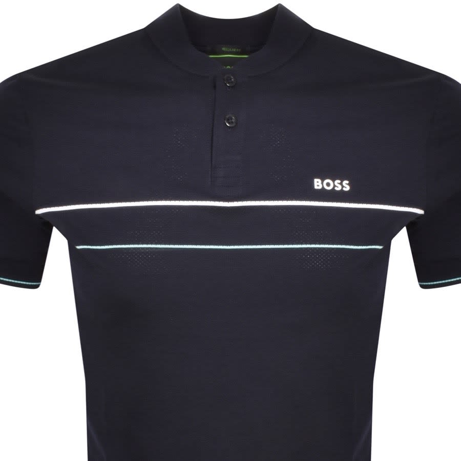 Alternative Image for ProductBOSS Pariq Polo T Shirt Navy2