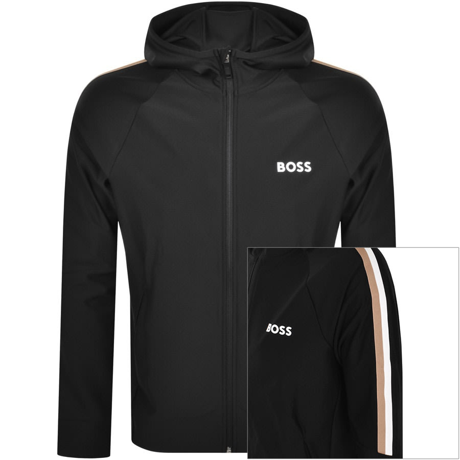 BOSS Sicon MB 1 Full Zip Hoodie Black | Mainline Menswear