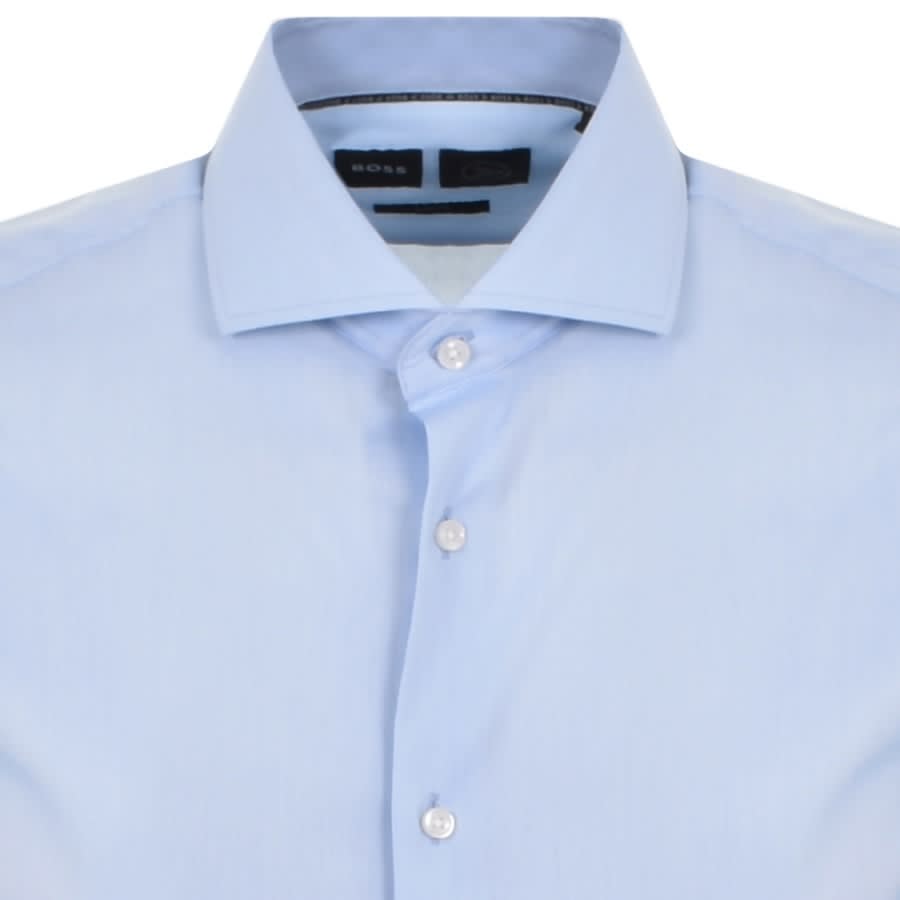 Alternative Image for ProductBOSS P Hank Spread Long Sleeve Shirt Blue3