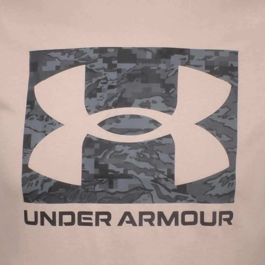 Under Armour ABC Camouflage Logo T Shirt Brown | Mainline Menswear ...