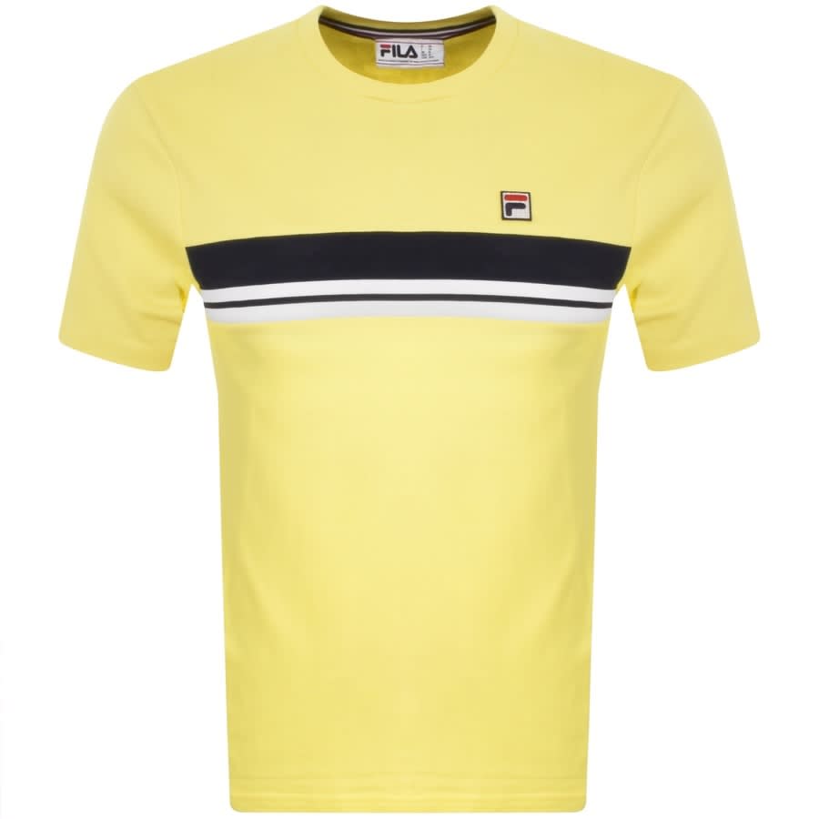 Bowling Citron Habitat Fila Vintage Cut And Sew T Shirt Yellow | Mainline Menswear Canada
