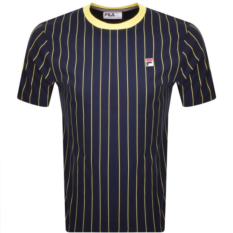 detekterbare Sovesal vokse op Fila Vintage Pin Striped T Shirt Navy | Mainline Menswear United States