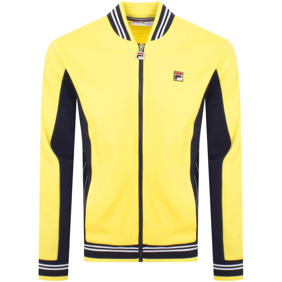 Fila Vintage Settanta Zip Track Top Yellow | Mainline Menswear