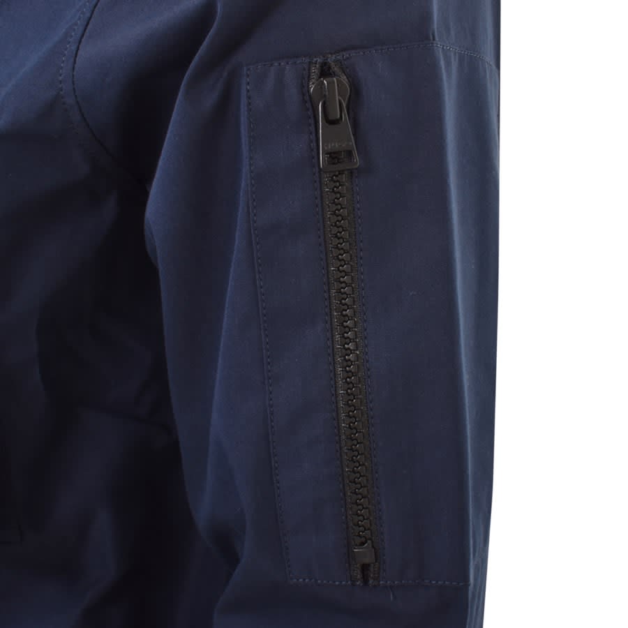 HUGO Emmond Overshirt Jacket Navy | Mainline Menswear
