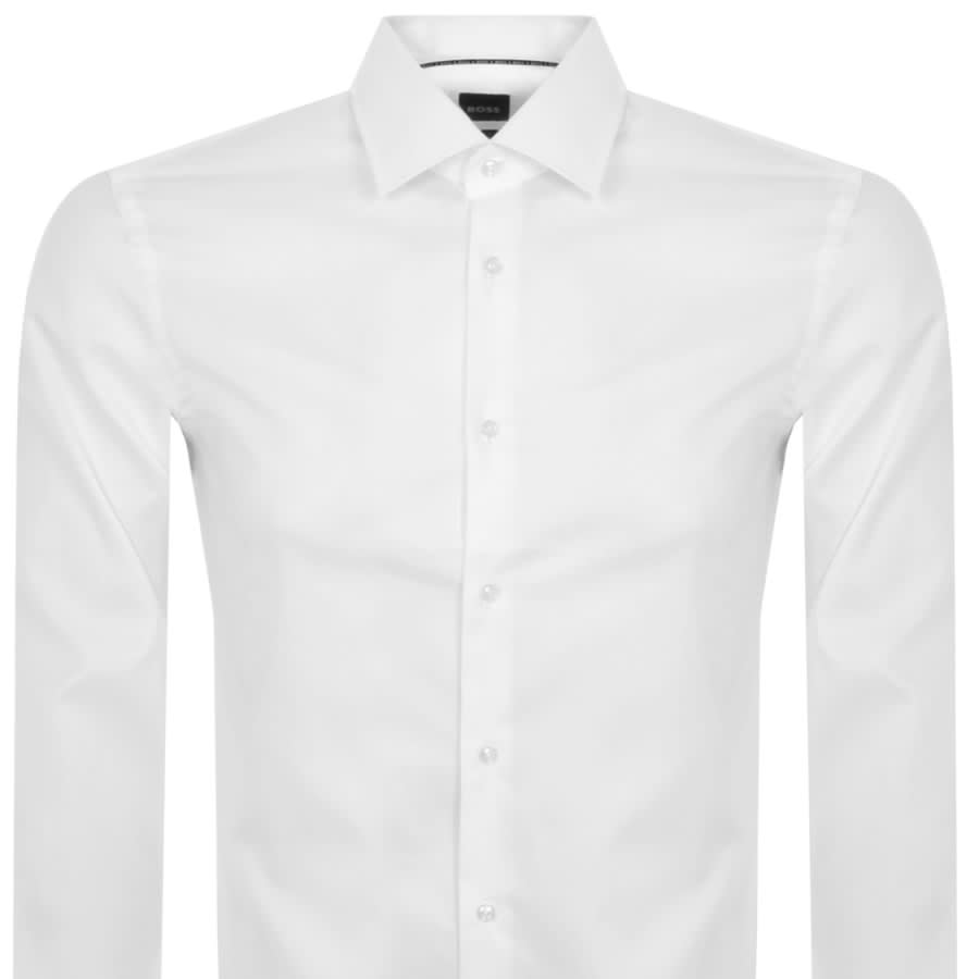 Boss white hot sale dress shirt