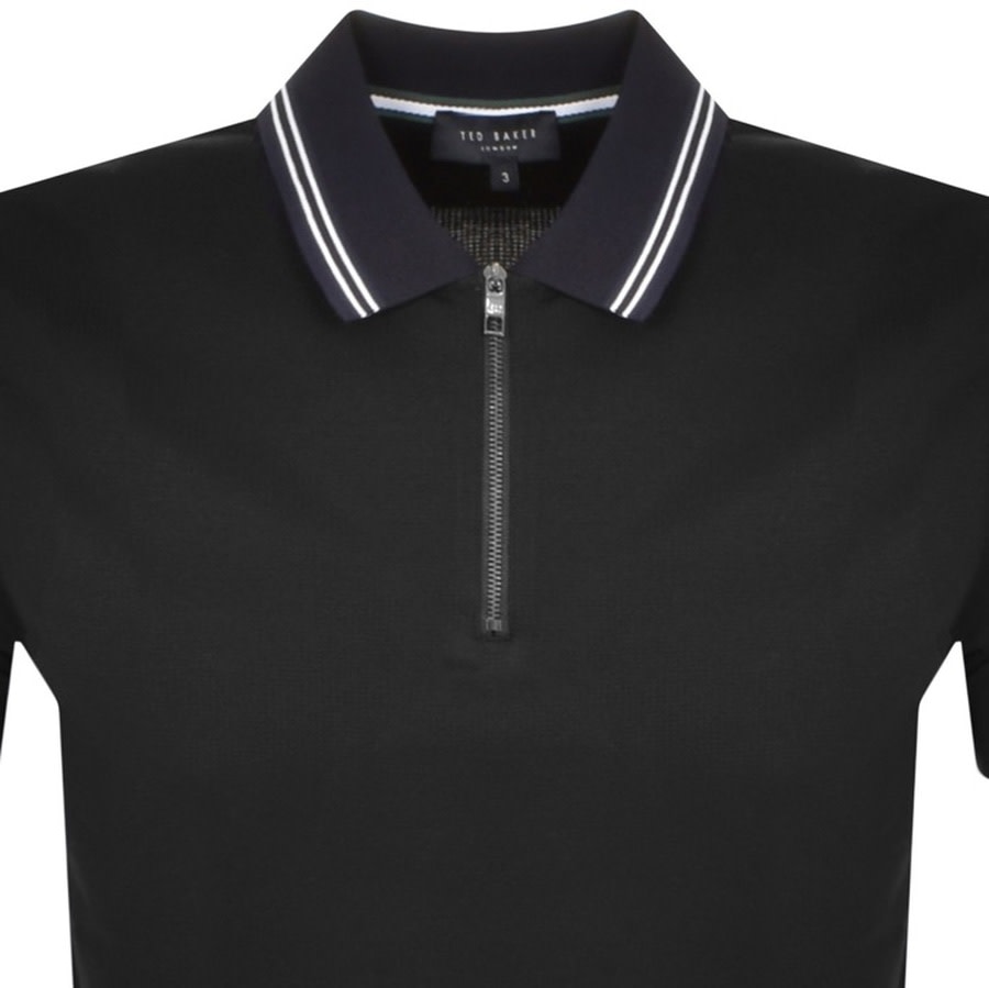 Ted Baker Heflin Polo T Shirt Black | Mainline Menswear United States