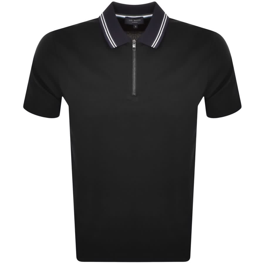 Ted Baker Heflin Polo T Shirt Black | Mainline Menswear United States