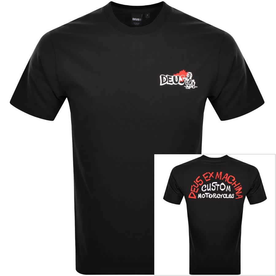 Deus Ex Machina Flash T Shirt Black
