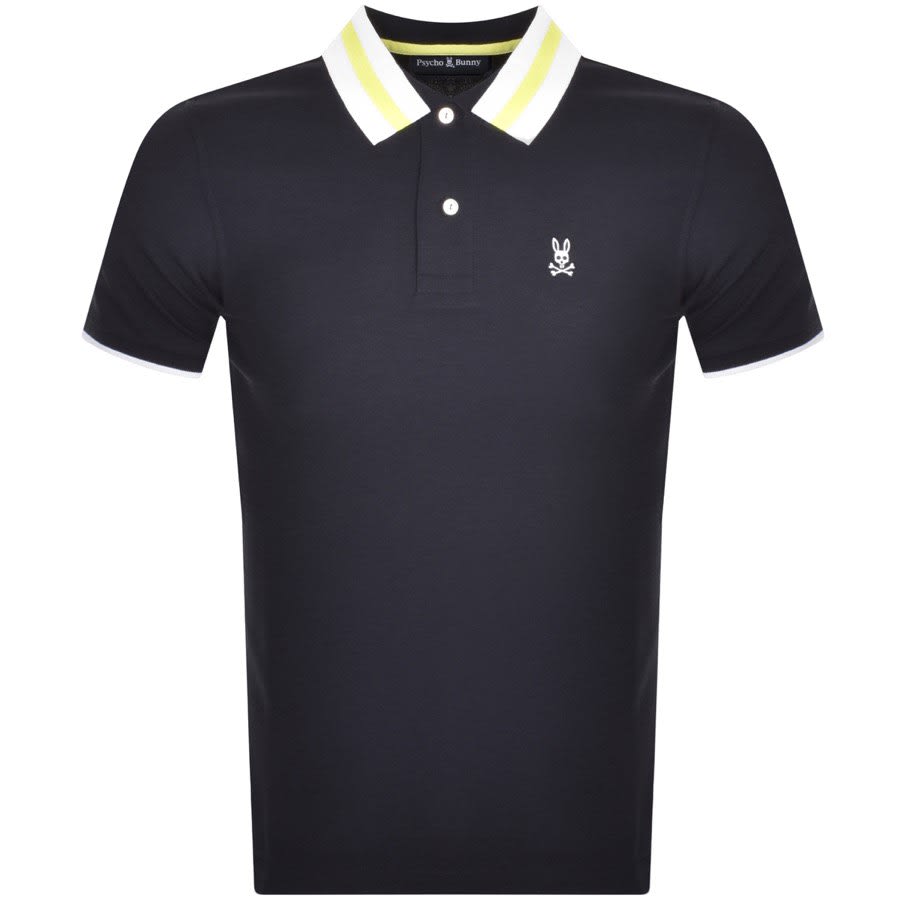 Psycho Bunny Logo Short Sleeve Polo Shirt Navy | Mainline Menswear