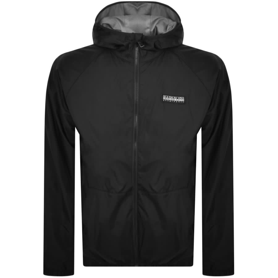 Napapijri A Morgex Pullover Jacket Black | Mainline Menswear