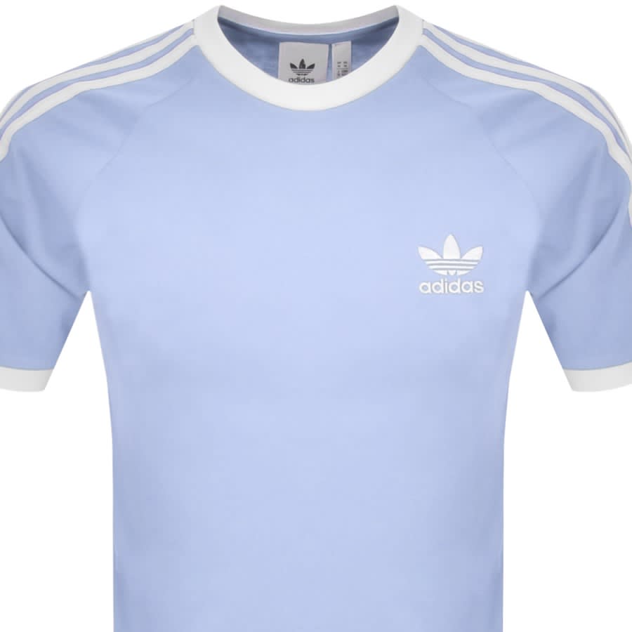 adidas 3 Stripe Shirt Blue | Mainline Menswear United