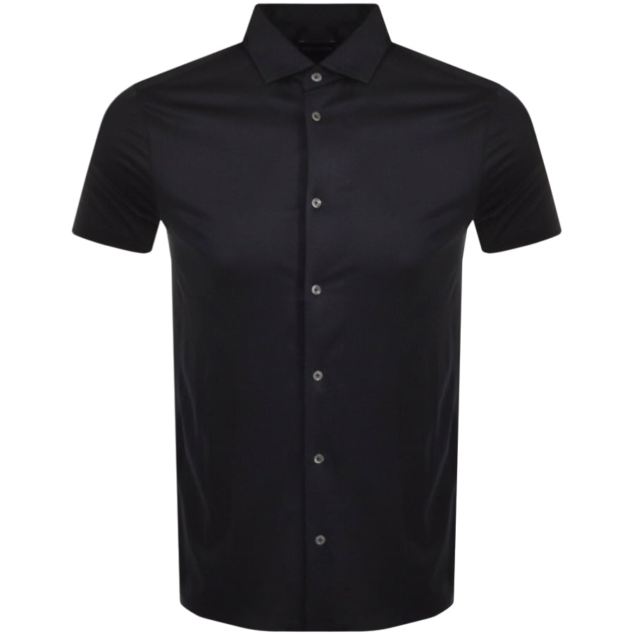 Emporio Armani Short Sleeved Shirt Navy | Mainline Menswear