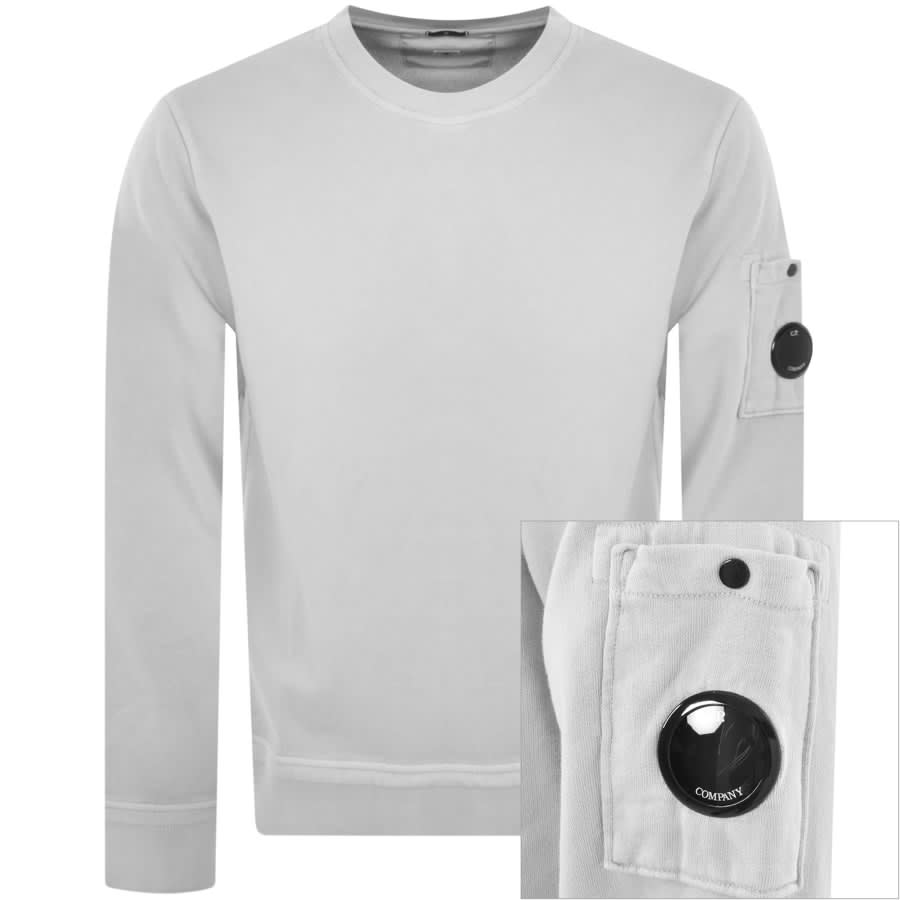 leef ermee infrastructuur koppel CP Company Resist Dyed Sweatshirt Grey | Mainline Menswear United States