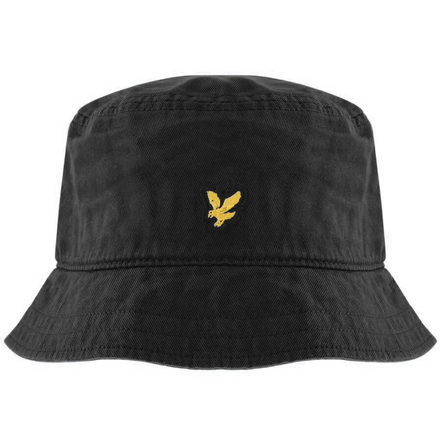 Lyle And Scott Logo Bucket Hat Black | Mainline Menswear United States