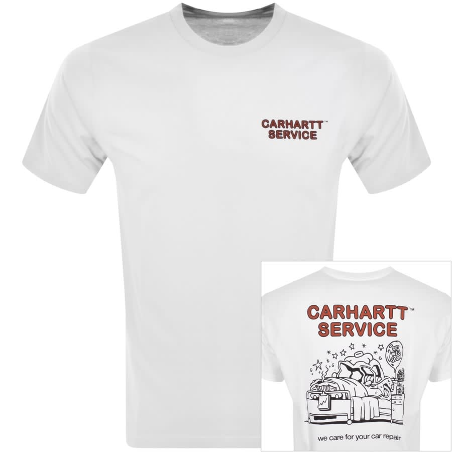 Carhartt WIP logo-patch Cotton Shirt - White