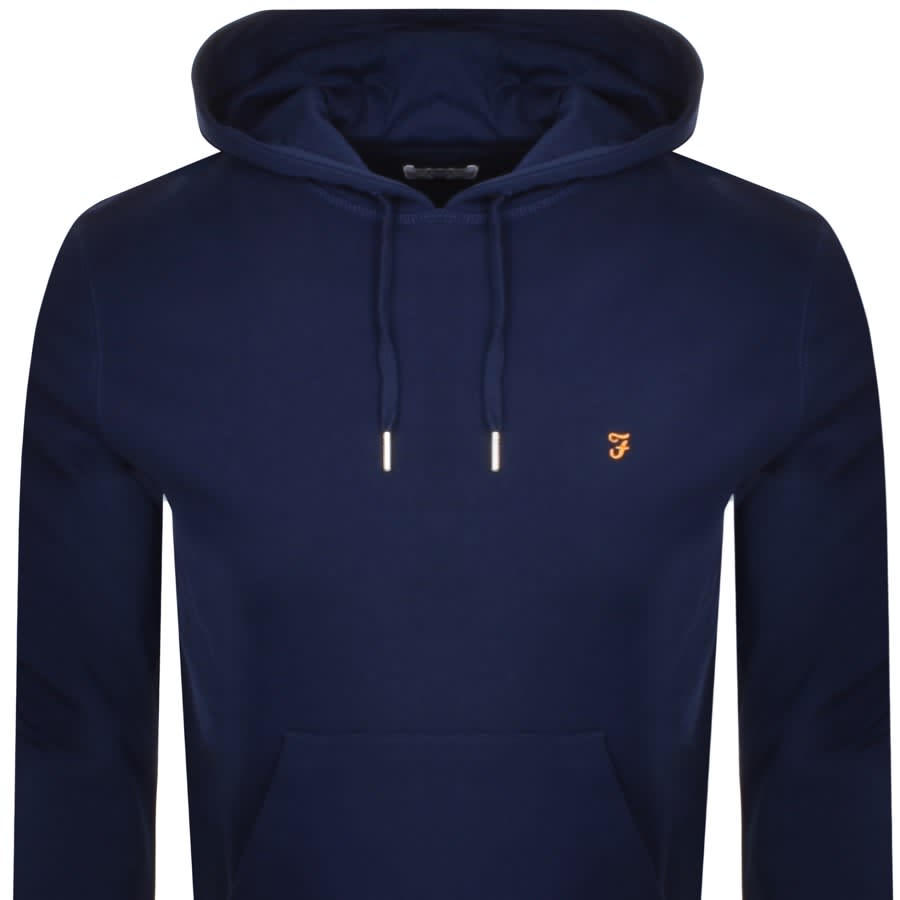 Farah Vintage Zain Hoodie Navy Mainline Menswear