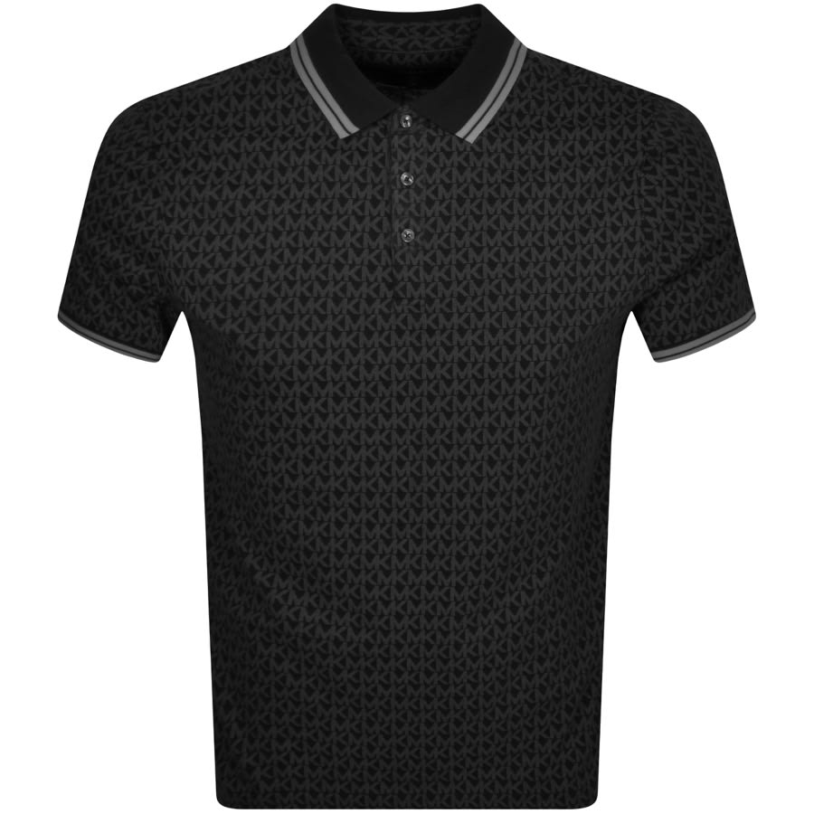 Michael Kors Greenwich Polo T Shirt Black | Mainline Menswear United States