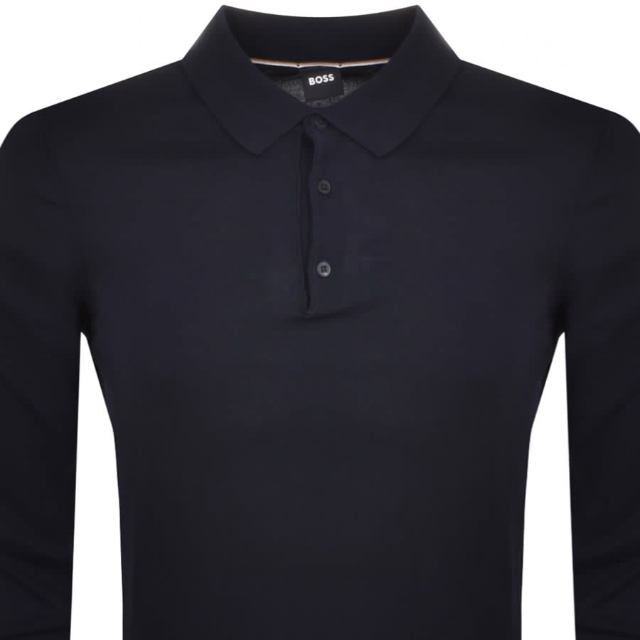 BOSS Gemello Polo Knit Jumper Navy | Mainline Menswear
