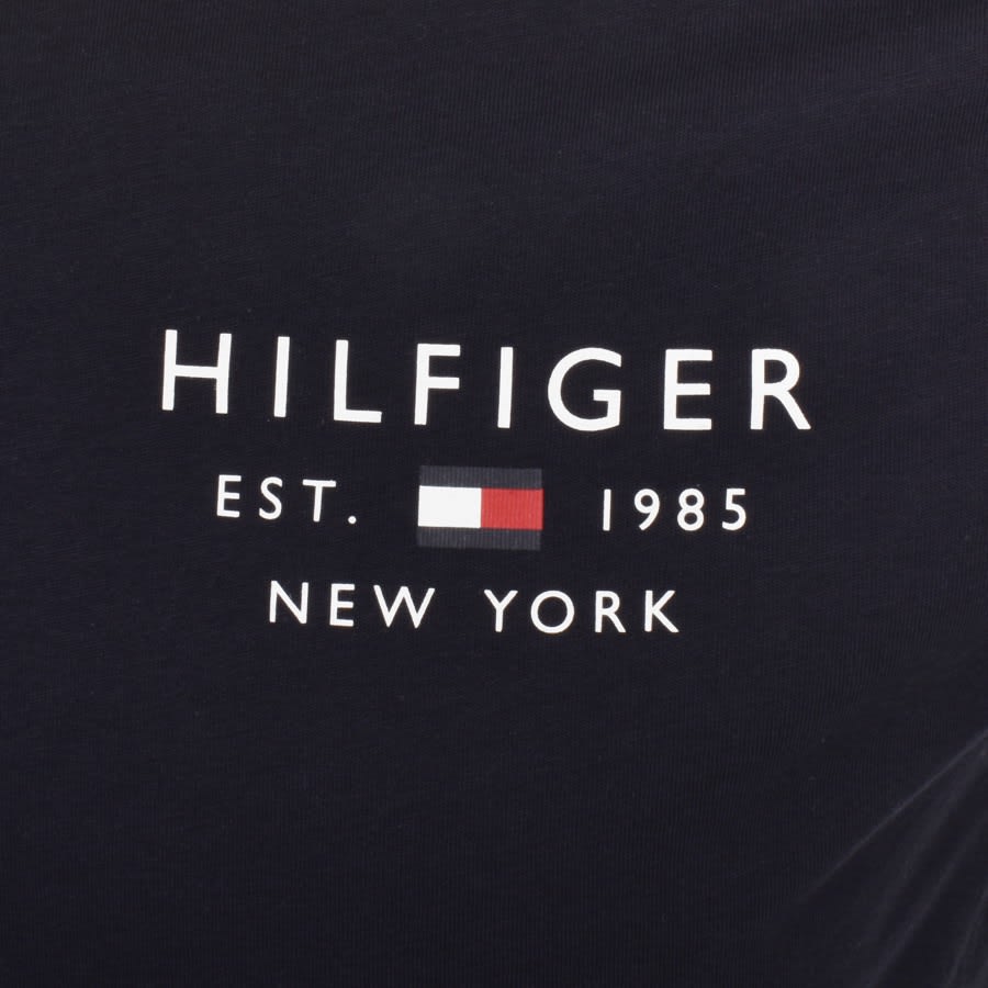 Tommy Hilfiger Brand Love Small Logo T Shirt Navy | Mainline Menswear ...