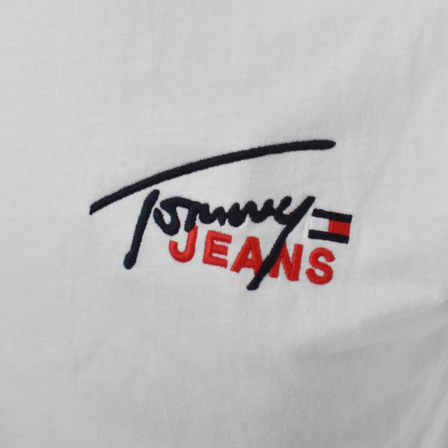 Tommy Jeans Logo T Shirt White | Mainline Menswear United States