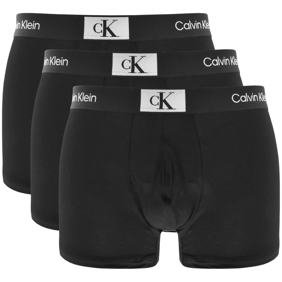 Calvin Klein Underwear Three Pack Trunks Black | Mainline Menswear Australia