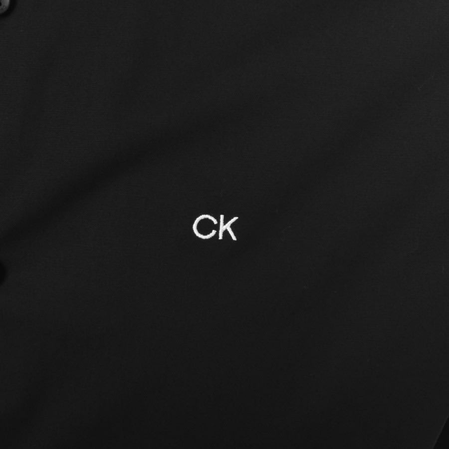 Alternative Image for ProductCalvin Klein Short Sleeve Poplin Shirt Black3