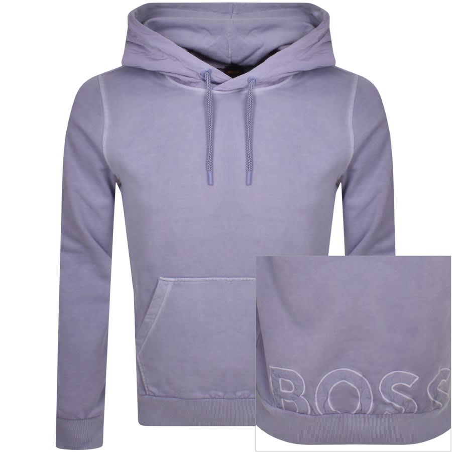 BOSS Welonhood Hoodie Purple