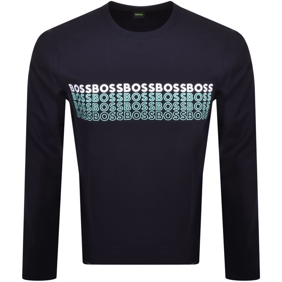 Main Product Image for BOSS Salbo 1 Sweatshirt Navy