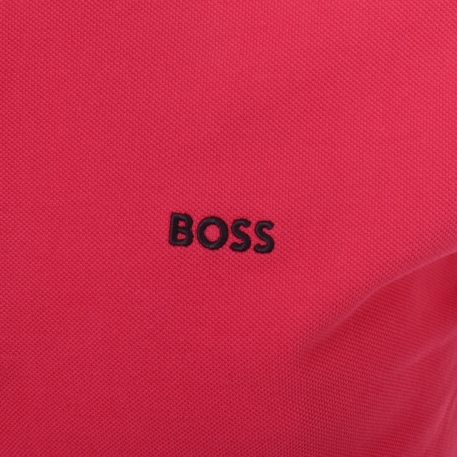 BOSS Paddy Polo T Shirt Pink | Mainline Menswear United States