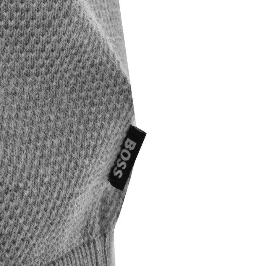 Alternative Image for ProductBOSS Ebrando Half Zip Knit Jumper Grey3