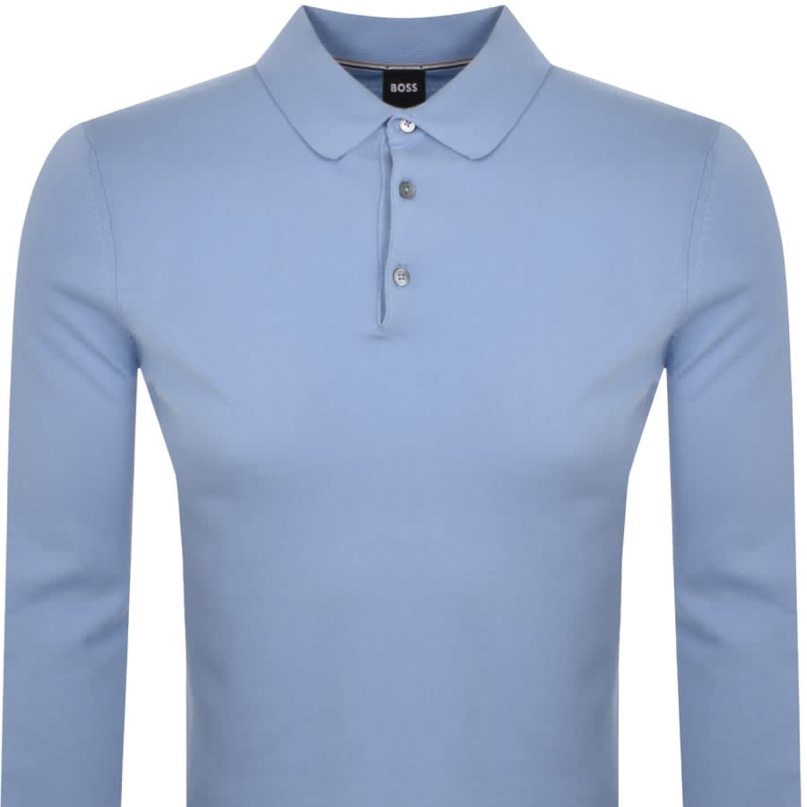 BOSS Gemello Polo Knit Jumper Blue | Mainline Menswear