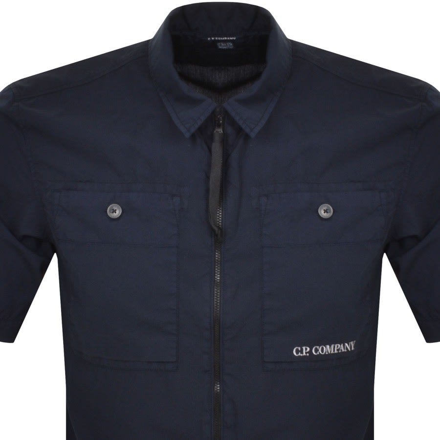 Cp company hot sale navy overshirt