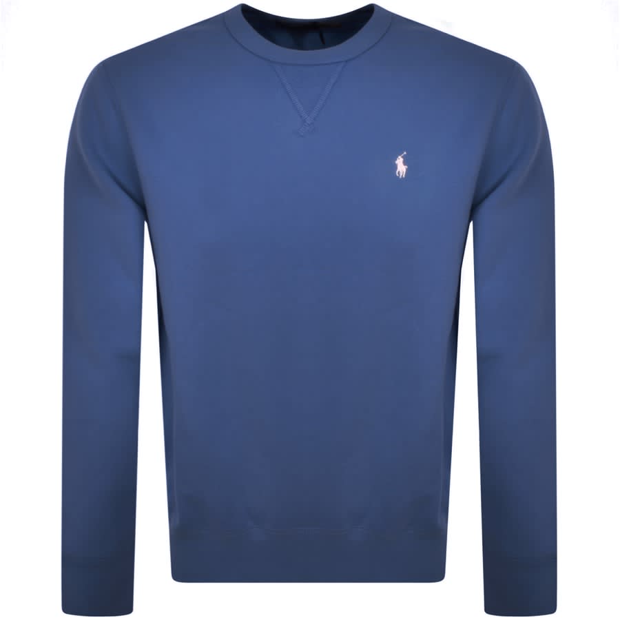 Ralph Lauren Crew Neck Sweatshirt Blue | Mainline Menswear