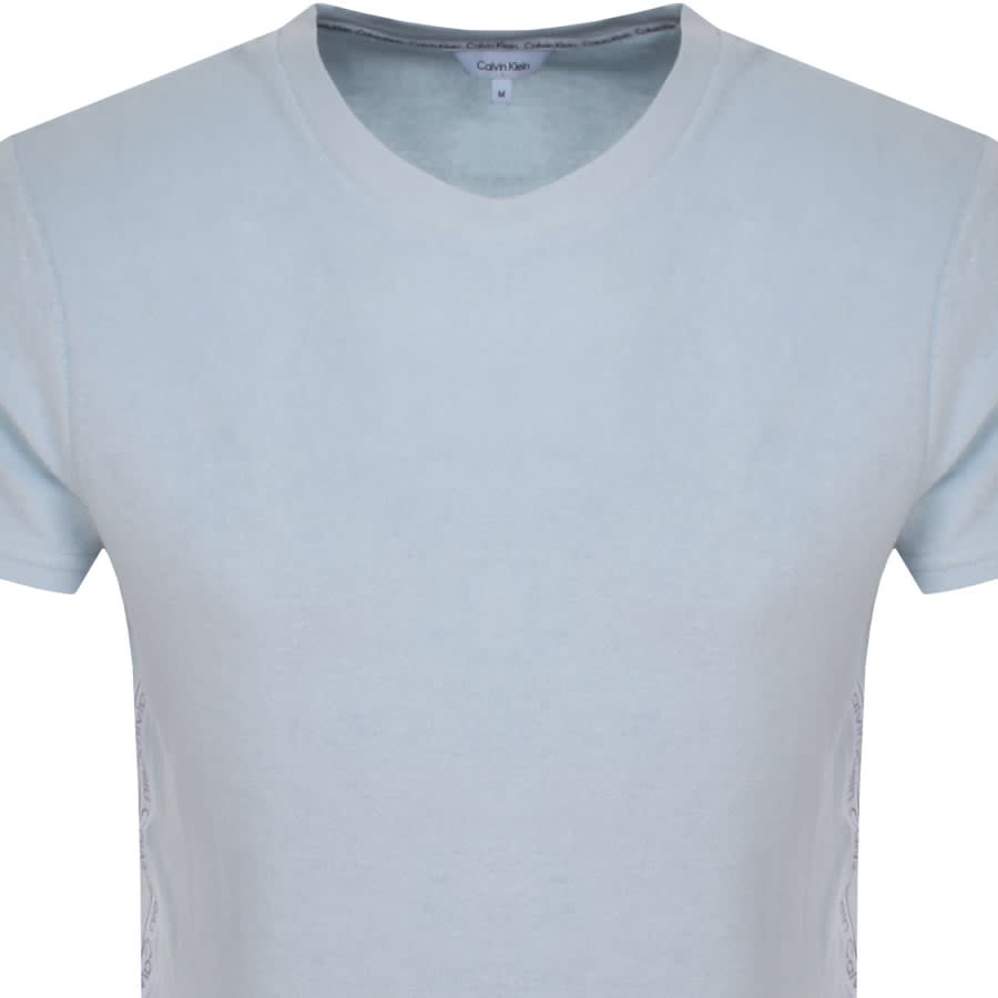 Alternative Image for ProductCalvin Klein Swimwear Towelling T Shirt Blue2