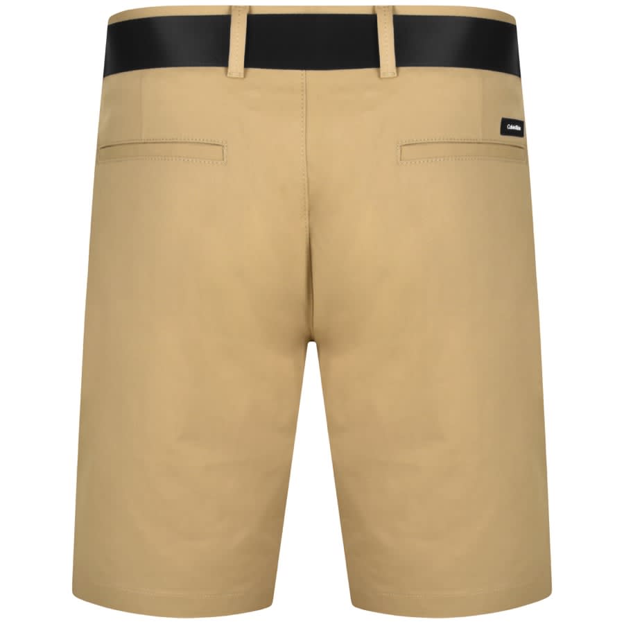Alternative Image for ProductCalvin Klein Twill Slim Chino Shorts Beige2
