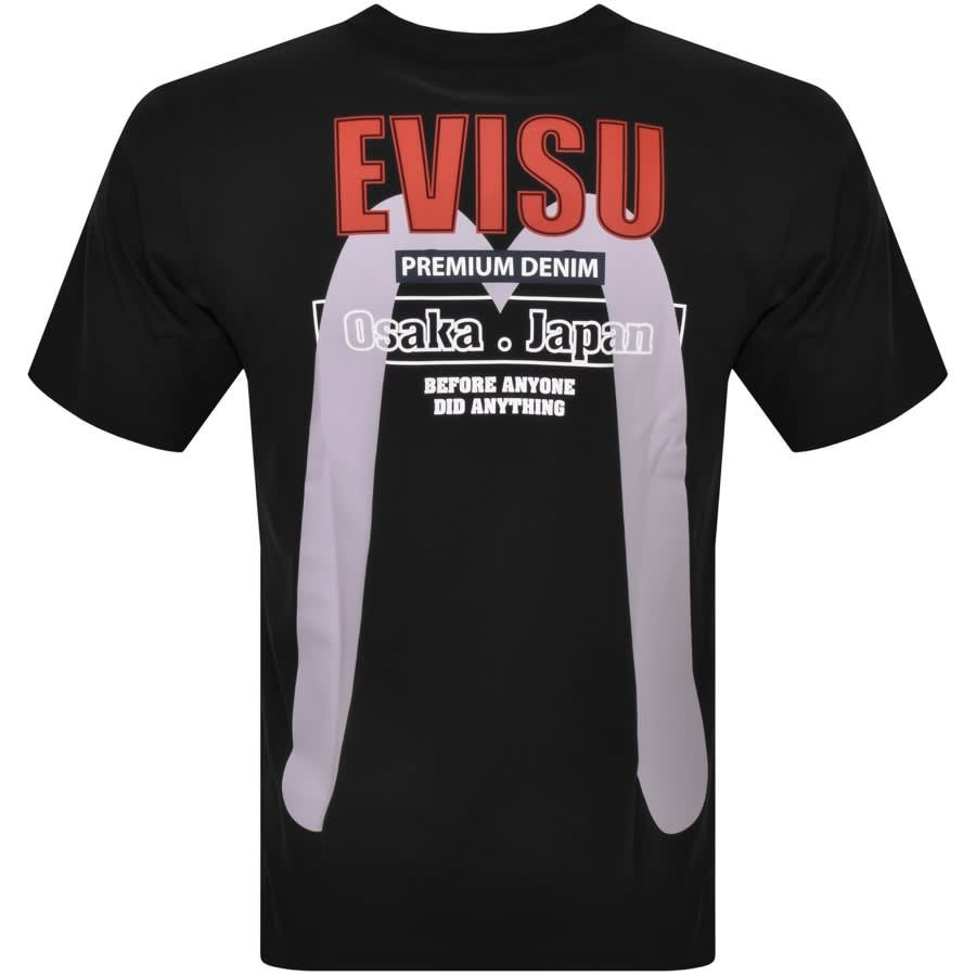 Alternative Image for ProductEvisu Daicock Print T Shirt Black3
