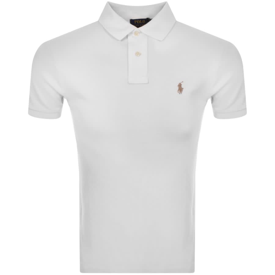 Wreed Implicaties Dag Ralph Lauren Slim Fit Polo T Shirt White | Mainline Menswear United States