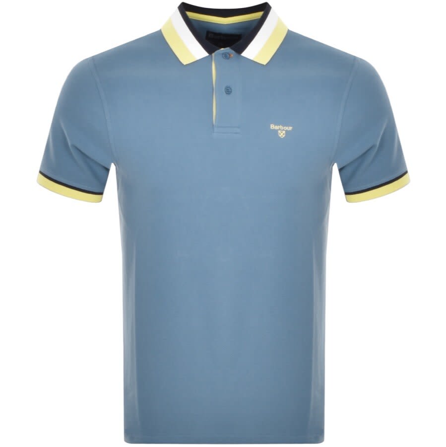Barbour Finkle Polo T Shirt Blue | Mainline Menswear
