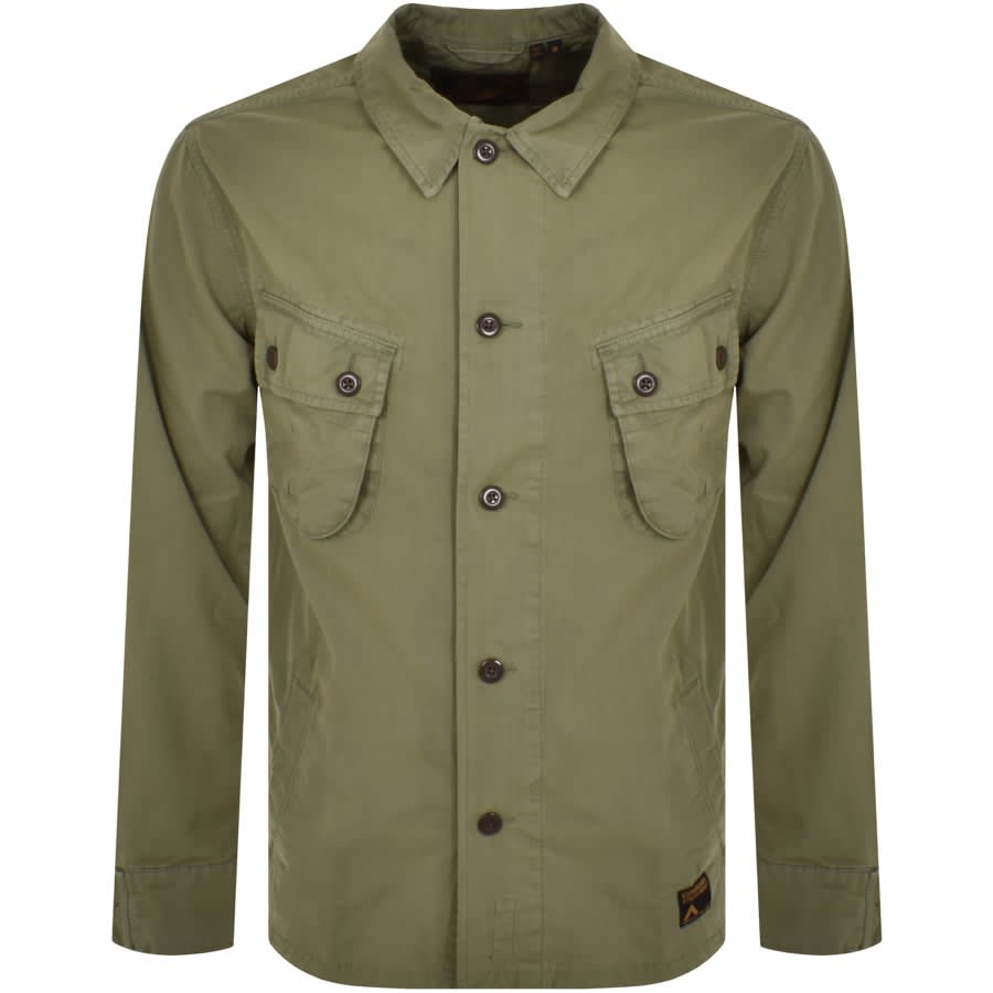 Superdry Vintage Combat Overshirt Green | Mainline Menswear