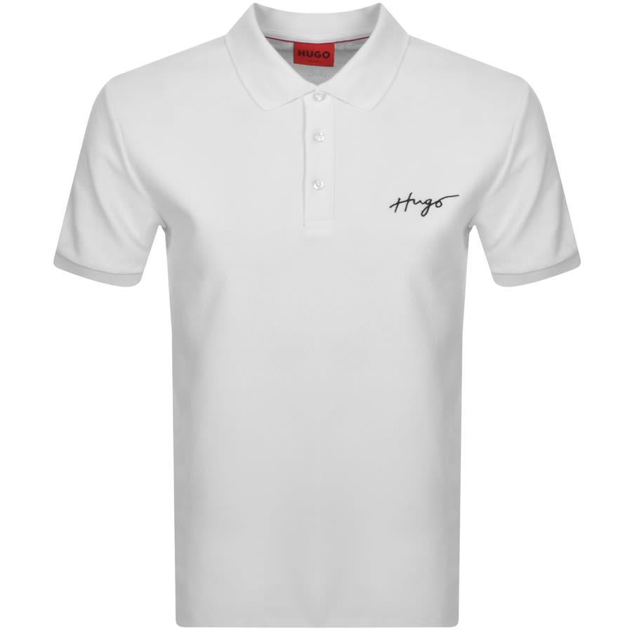 HUGO Daipo Polo T Shirt White | Mainline Menswear