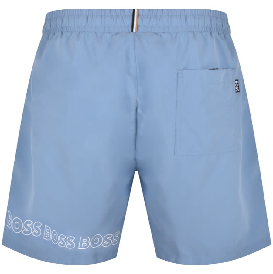 Alternative Image for ProductBOSS Dolphin Swim Shorts Blue2