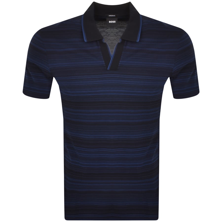 BOSS Pye 16 Polo T Shirt Blue | Mainline Menswear