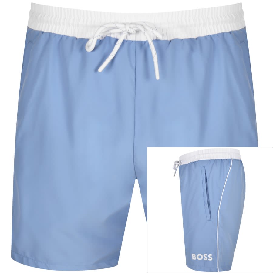 Rotere Sygdom teater BOSS Starfish Swim Shorts Blue | Mainline Menswear United States